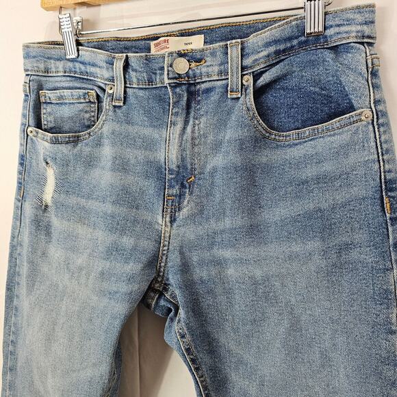 Signature by Levi Strauss & Co. Jeans Boys 18 Blue Taper Stretch Denim 31x28.5 - Picture 3 of 14